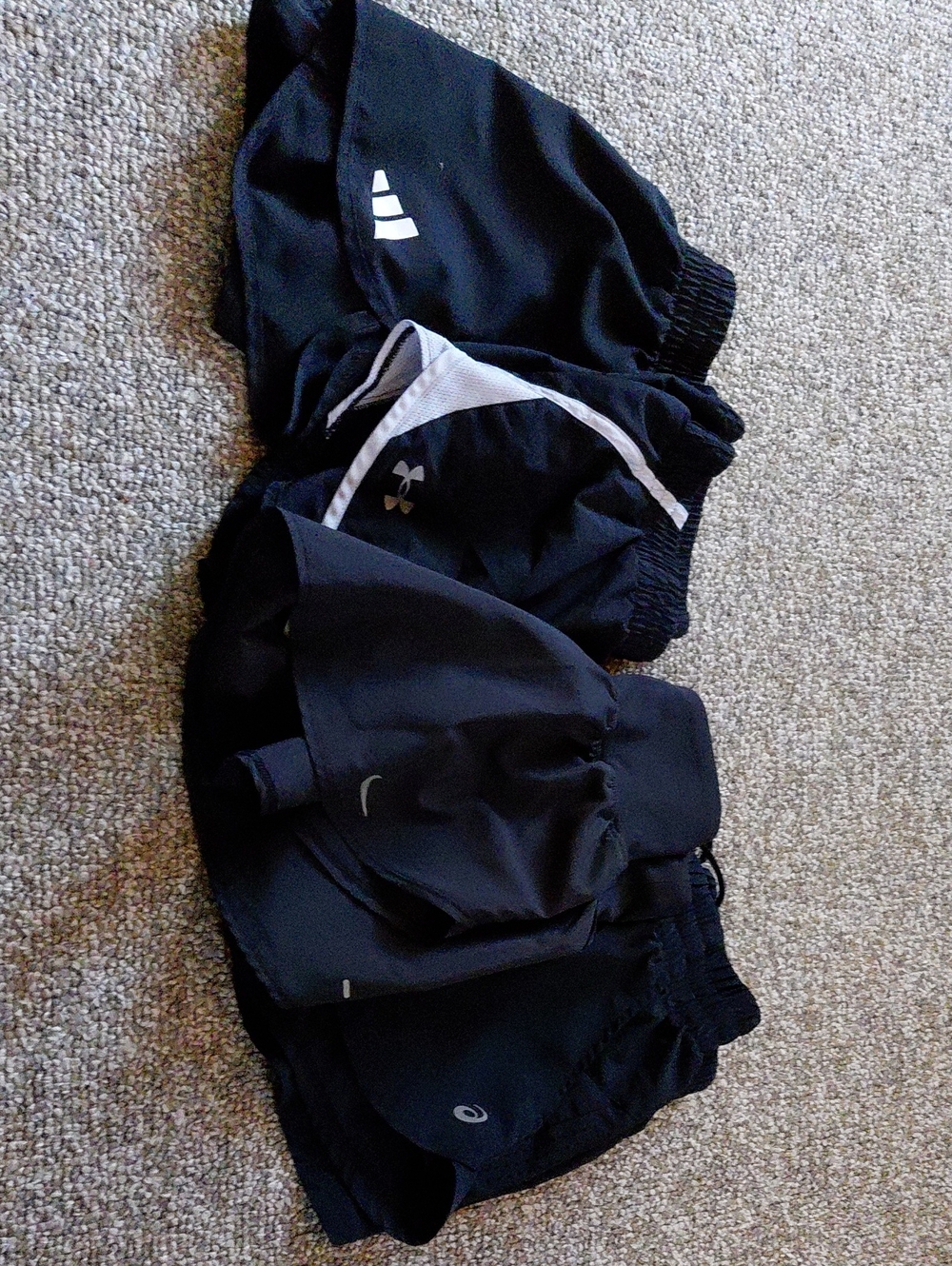 Under Armour & Nike Black Athletic Shorts Pack - Women's Activewear